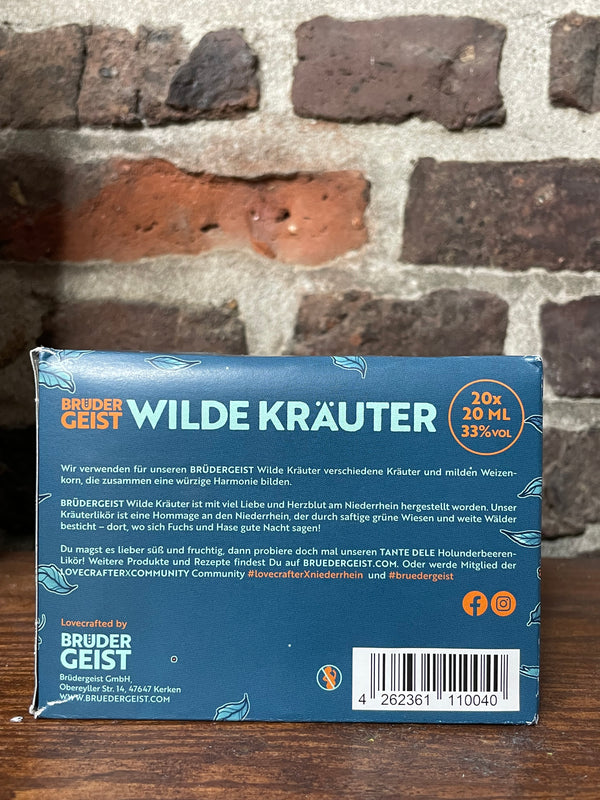 BRÜDERGEIST - Wilde Kräuter - Mini - 20 Stück