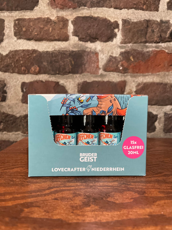 KÄFFCHEN -Der Kaffeelikör von BRÜDERGEIST - SHOT - Mini - 15er - PET