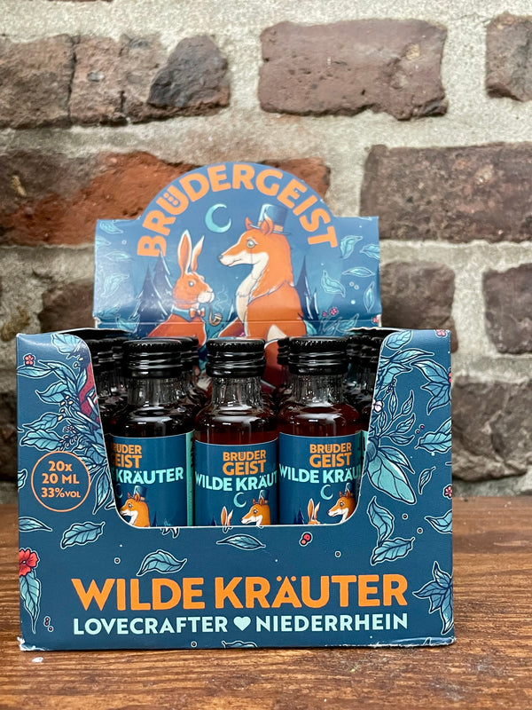 BRÜDERGEIST - Wilde Kräuter - Mini - 20 Stück