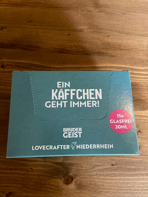 KÄFFCHEN -Der Kaffeelikör von BRÜDERGEIST - SHOT - Mini - 15er - PET