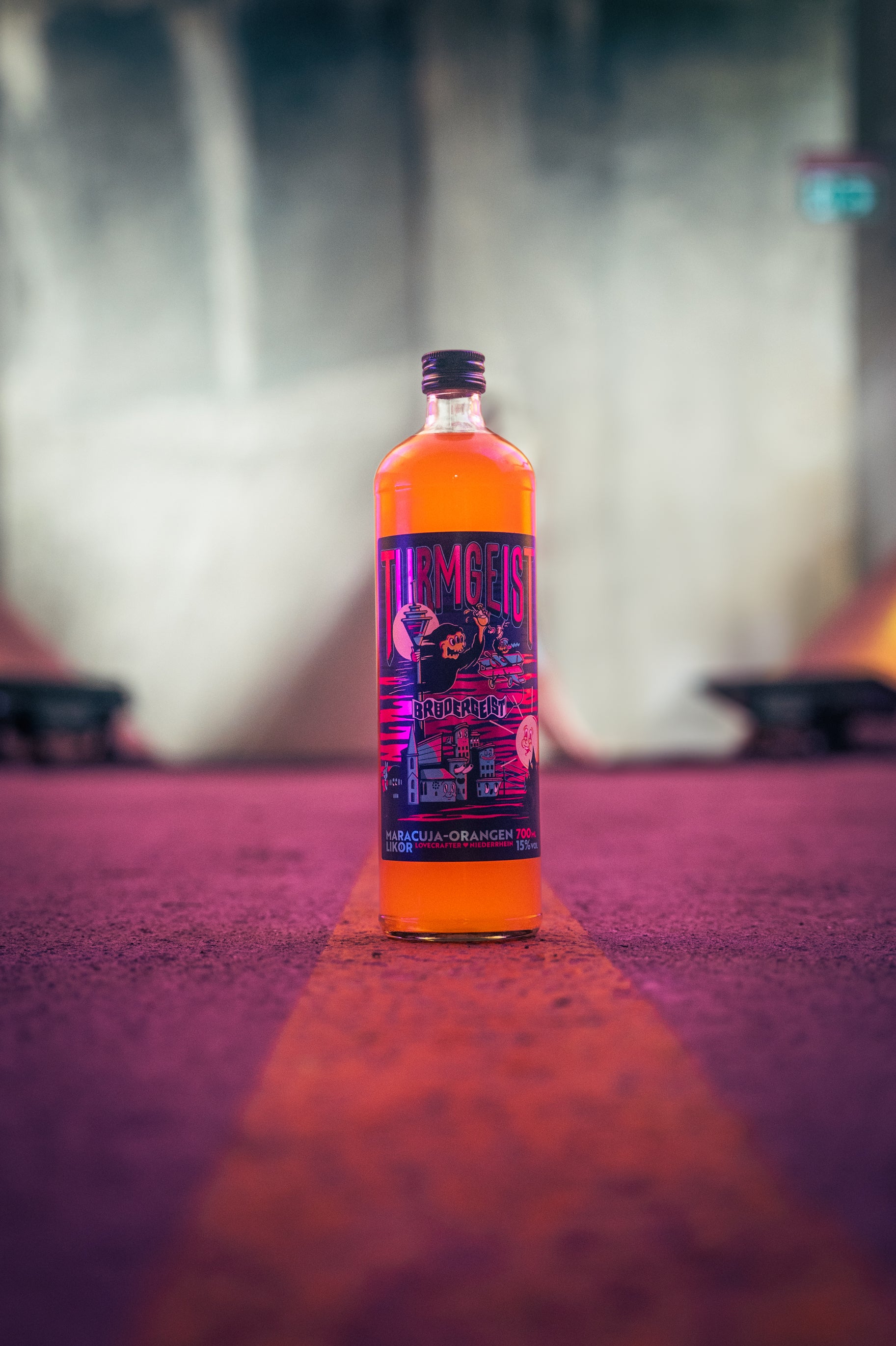 TURMGEIST fruchtiger Maracuja Orangen Likör von Brüdergeist Schnaps ...