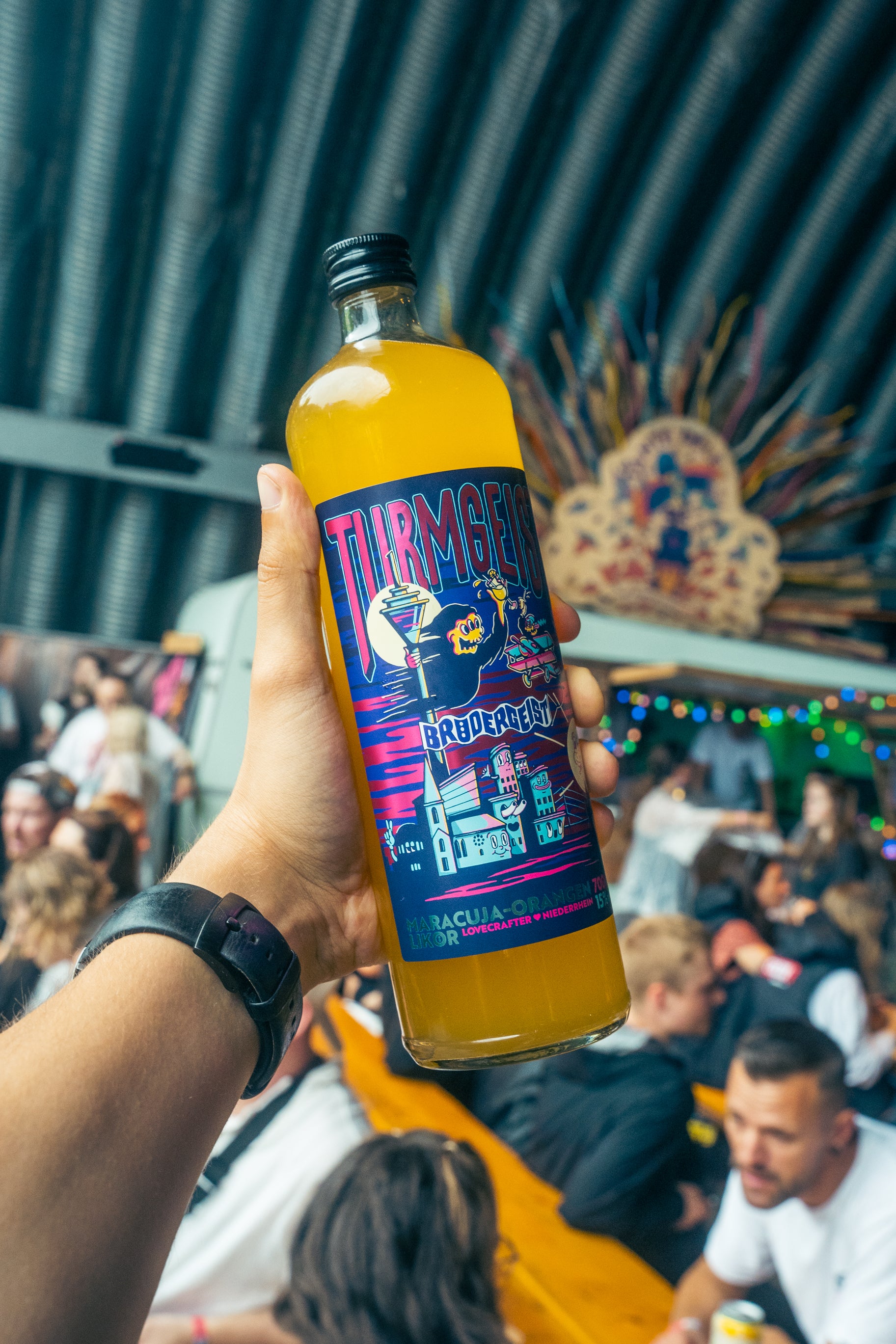 TURMGEIST fruchtiger Maracuja Orangen Likör von Brüdergeist Schnaps ...