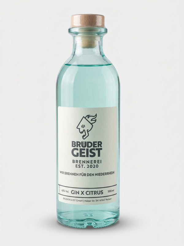Gin Citrus von BRÜDERGEIST - 500 ml | 43 % Vol.