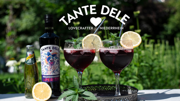 TANTE DELE Holunderbeeren Aperitif – 700 ml | 19 % Vol. | Natürlich & Fruchtig