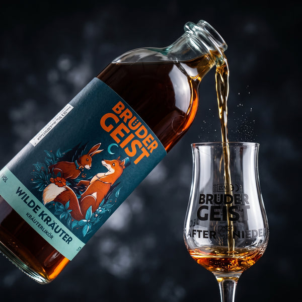 Wilde Kräuter von BRÜDERGEIST Kräuterlikör - 500 ml | 33 % Vol.