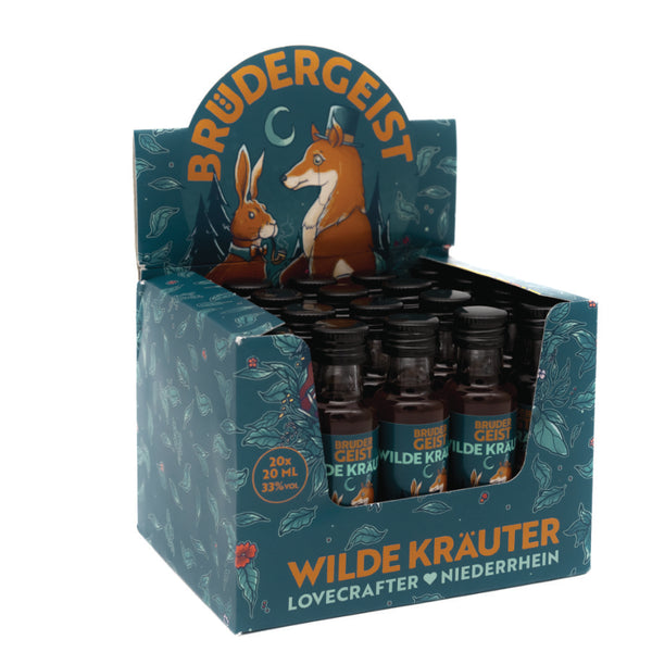 BRÜDERGEIST - Wilde Kräuter - Mini - 20 Stück