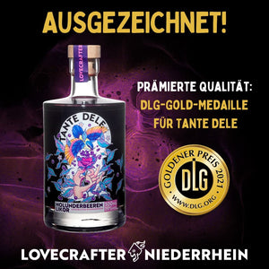 TANTE DELE Holunderbeeren 500 ml | 19 % Vol. | Geschenkflasche
