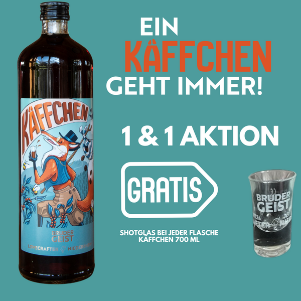 KÄFFCHEN der Kaffeelikör + gratis Shotglas