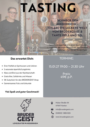 Dein Tastingabend bei BRÜDERGEIST!