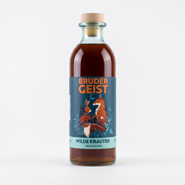 Wilde Kräuter von BRÜDERGEIST  Kräuterlikör - 500 ml | 33 % Vol.