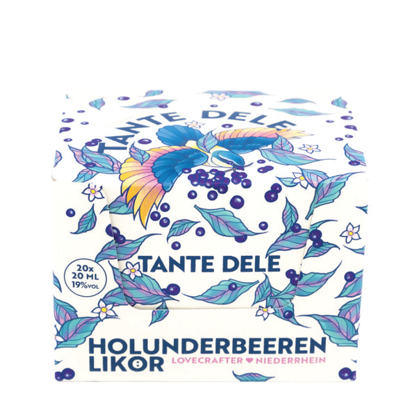 TANTE DELE Holunderbeeren Likör - Mini - 20 Stück